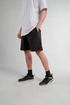 BLACK SWEATSHORT