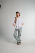 WHITE OVERSIZED T-SHIRT HEAVY WEIGHT