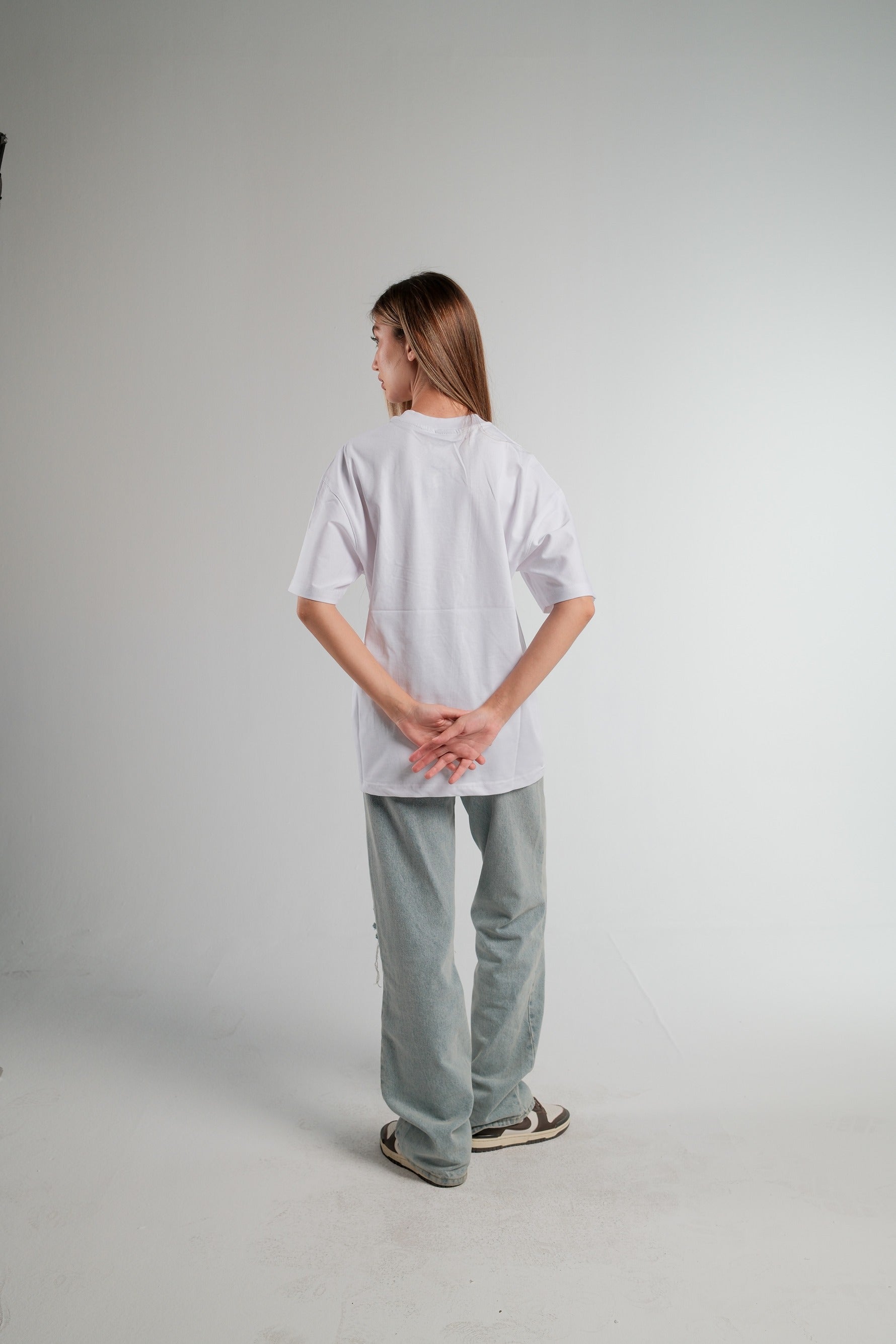 WHITE OVERSIZED T-SHIRT HEAVY WEIGHT