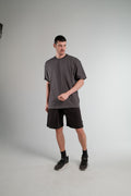 DARK GREY OVERSIZED T-SHIRT HEAVY WEIGHT