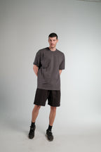 DARK GREY OVERSIZED T-SHIRT HEAVY WEIGHT