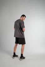 DARK GREY OVERSIZED T-SHIRT HEAVY WEIGHT