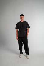 BLACK RELAXED FIT T-SHIRT HEAVY WEIGHT