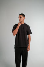 BLACK RELAXED FIT T-SHIRT HEAVY WEIGHT
