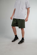 GREEN SWEATSHORT
