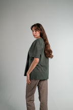 OLIVE OVERSIZED T-SHIRT HEAVY WEIGHT