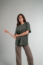 OLIVE OVERSIZED T-SHIRT HEAVY WEIGHT