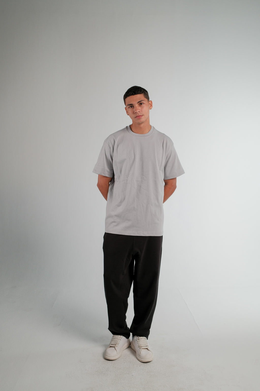 SILVER RELAXED FIT T-SHIRT HEAVY WEIGHT