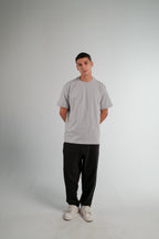 SILVER RELAXED FIT T-SHIRT HEAVY WEIGHT