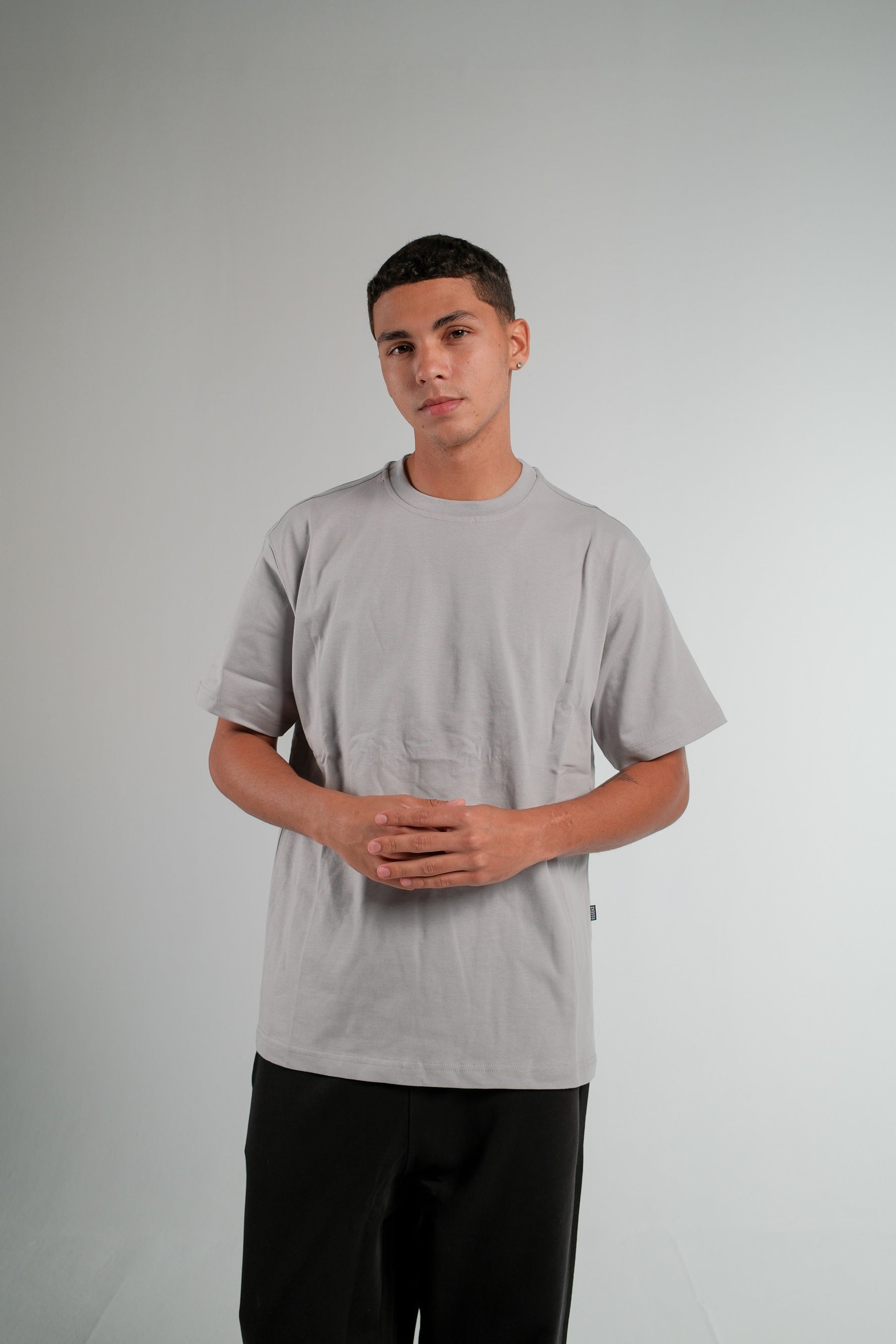 SILVER RELAXED FIT T-SHIRT HEAVY WEIGHT