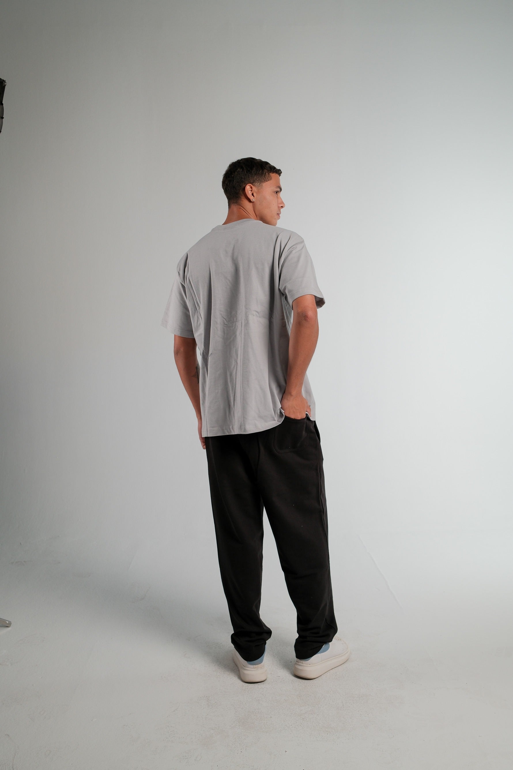 SILVER RELAXED FIT T-SHIRT HEAVY WEIGHT