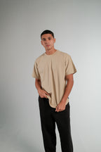 BEIGE REGULAR FIT T-SHIRT