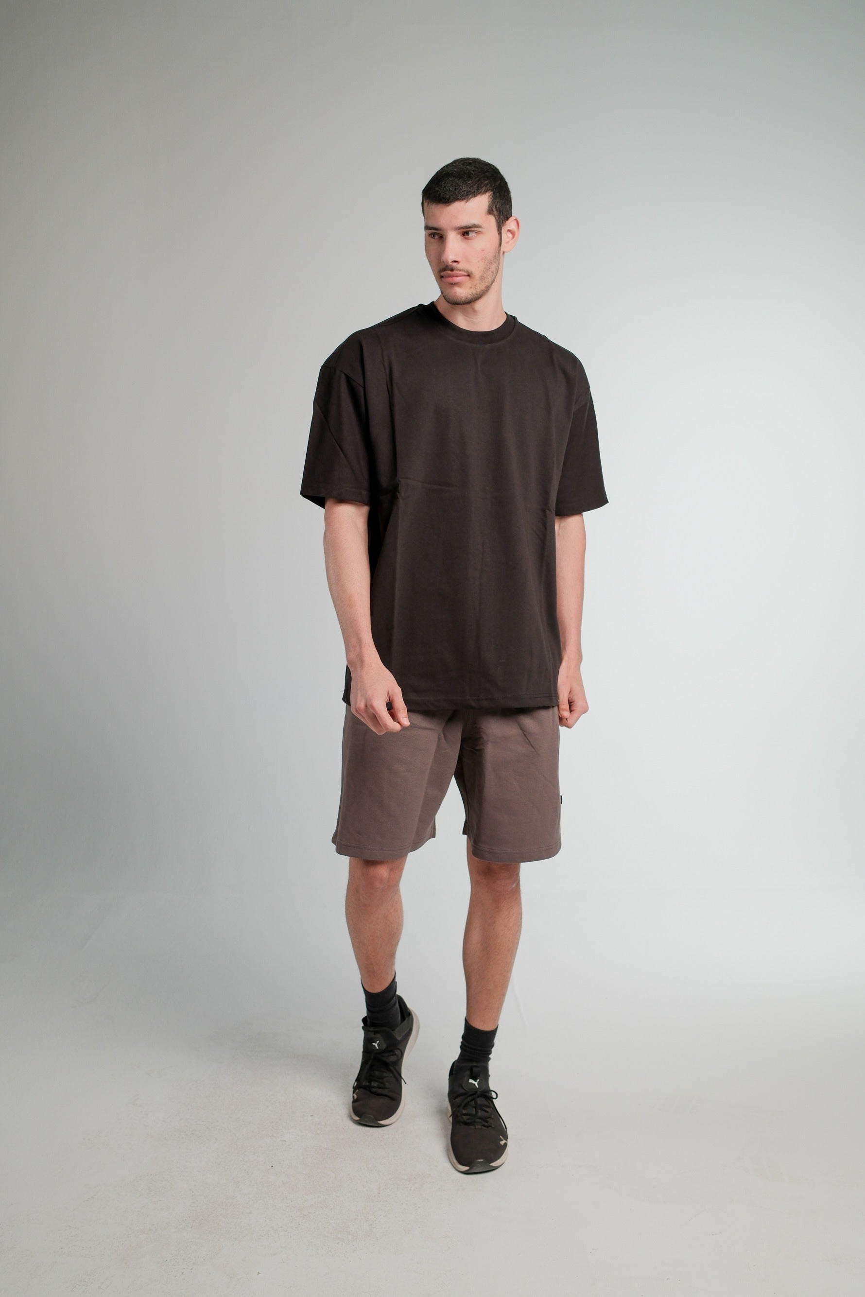 BLACK OVERSIZED T-SHIRT HEAVY WEIGHT