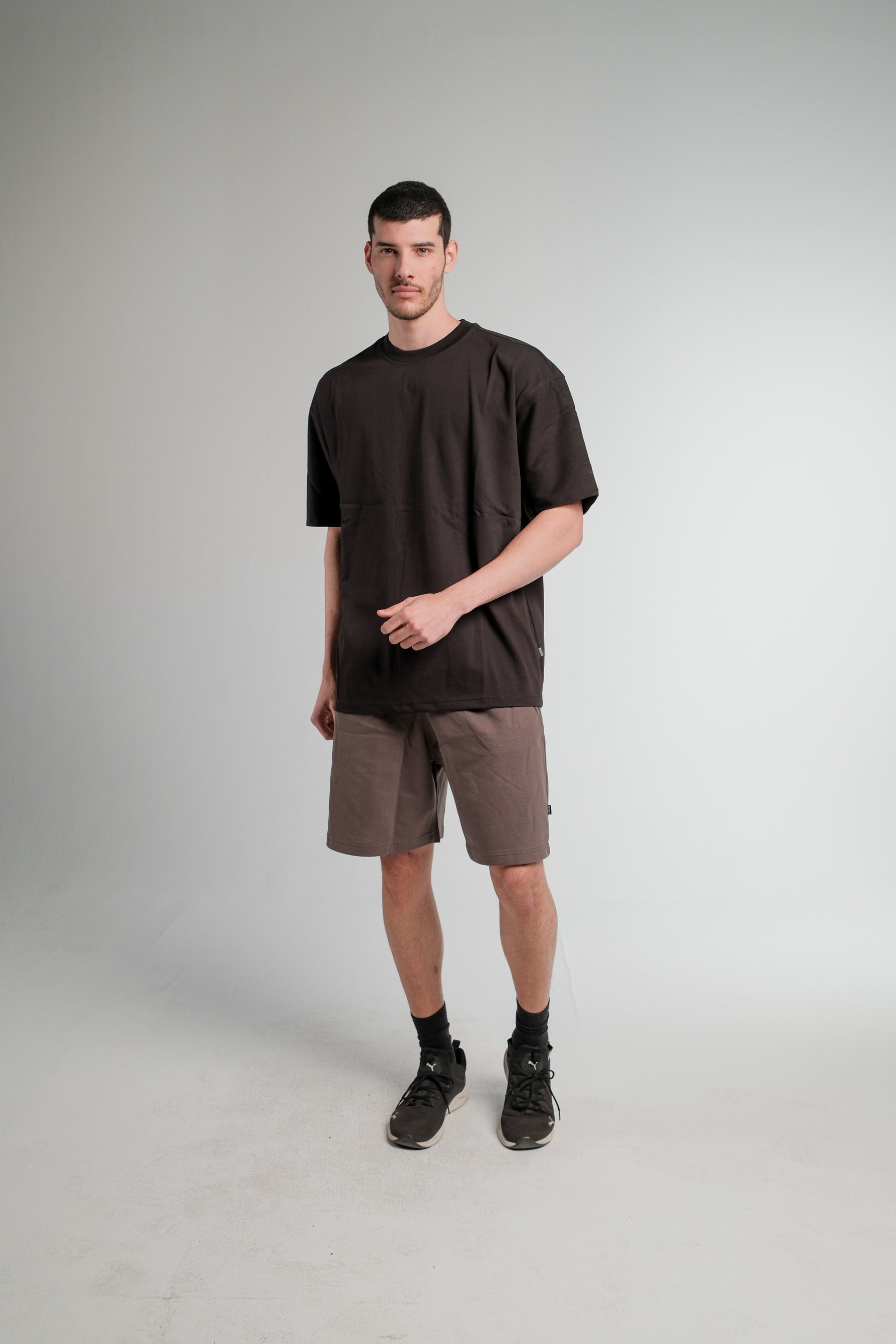 BLACK OVERSIZED T-SHIRT HEAVY WEIGHT