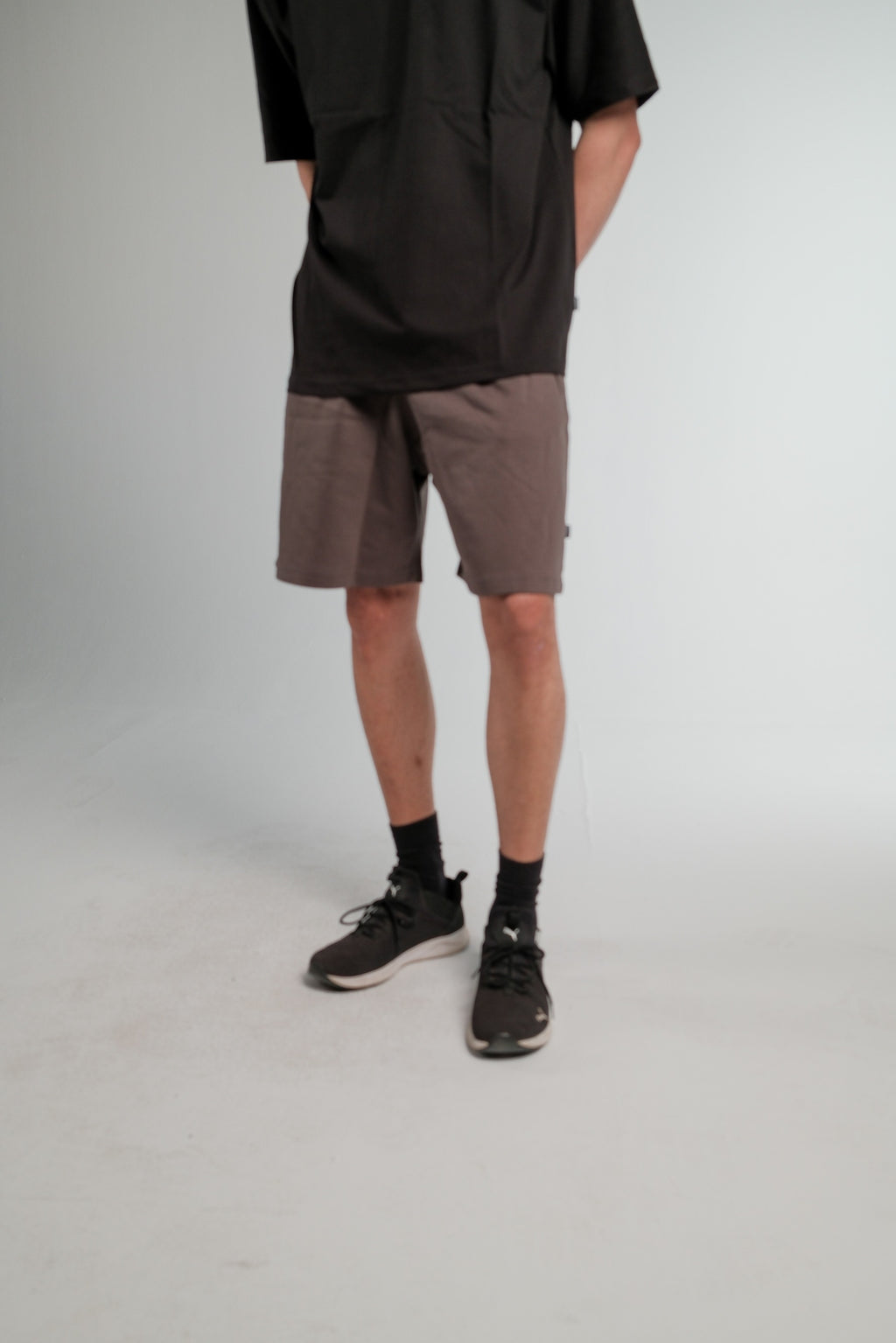 DARK GREY SWEATSHORT