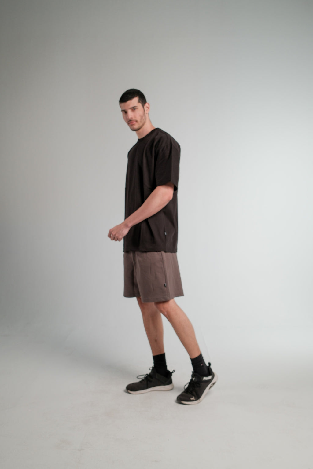 DARK GREY SWEATSHORT