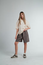 DARK GREY SWEATSHORT