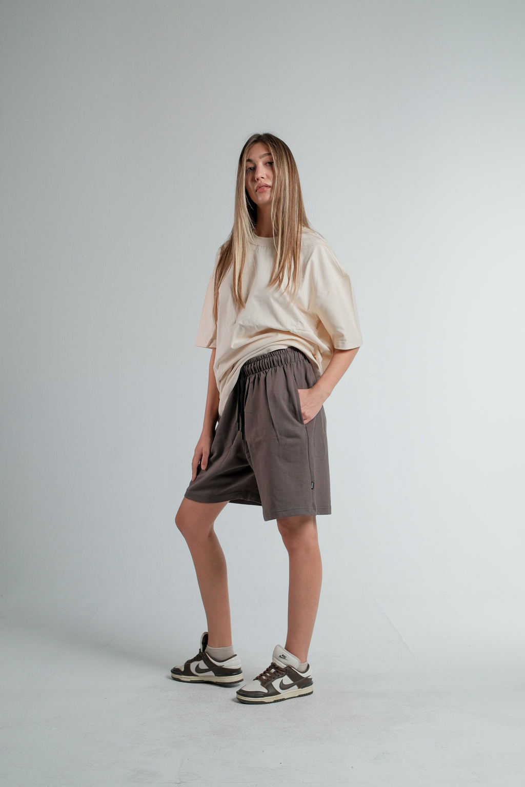 DARK GREY SWEATSHORT