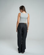 SILVER TANK TOP MICROFIBER WIDE NECK